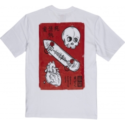 Tee Shirt Element Love Passion Death White 2020 pour homme, pas cher