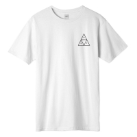 Tee Shirt Huf Essentials Triple Triangle White 2020