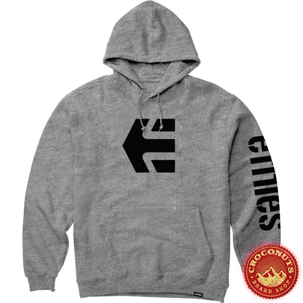 Sweat Etnies Icon Hoodie Heather Grey 2020