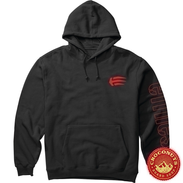 Sweat Etnies Joslin Hoodie Black Red 2020