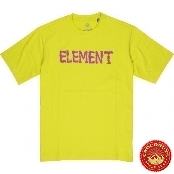 Tee Shirt Element Lettering Sulphur Spring 2020