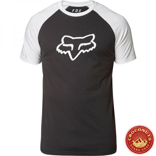 Tee Shirt Fox Blocked Premium Black White 2020