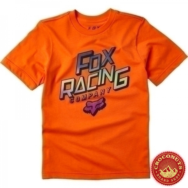 Tee Shirt Fox Youth Cruiser Orange Flame 2020