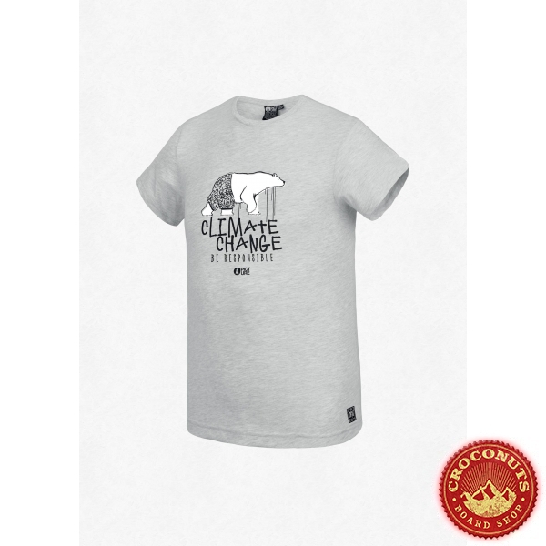 Tee Shirt Picture Nanuq Light Grey Melange 2020