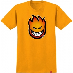 Tee Shirt Spitfire Bighead Fade Fill Gold Red To Orange 2020 pour homme