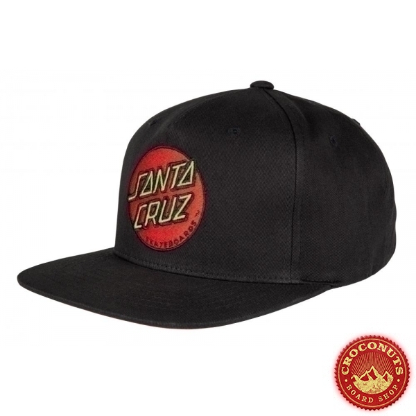 Casquette Santa Cruz Classic Dot Black 2020