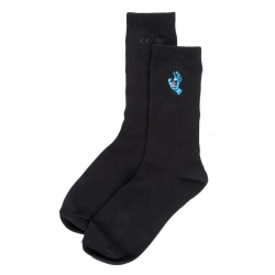 Chaussettes Santa Cruz Mini Hand Black 2023 pour 