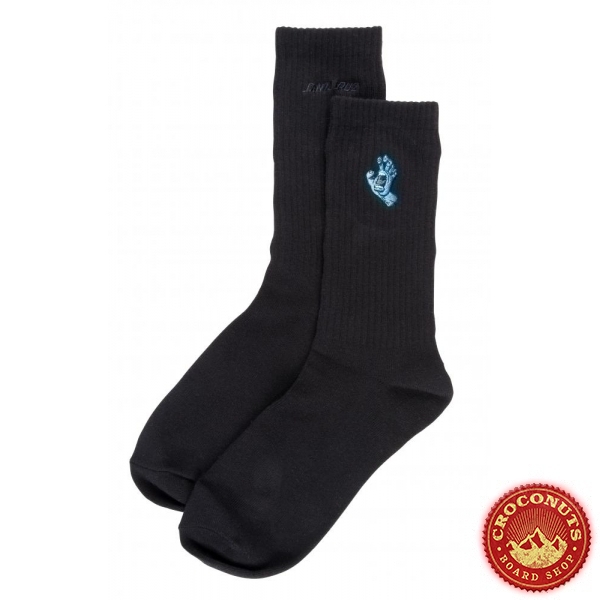 Chaussettes Santa Cruz Mini Hand Black 2023