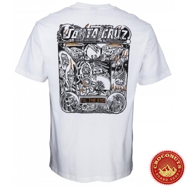 Tee Shirt Santa Cruz Multimedia Witchcraft White 2020