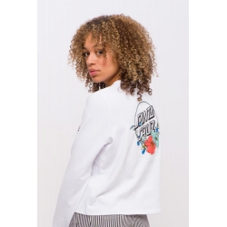 Sweat Santa Cruz Floral Dot White 2021 pour femme, pas cher