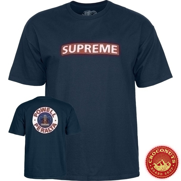 Tee Shirt Powell Peralta Supreme Navy 2020