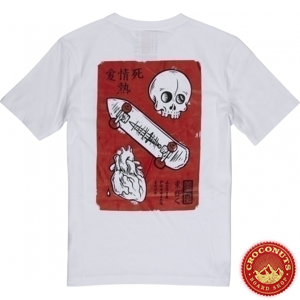 Tee Shirt Element Youth Love Passion Death White 2020