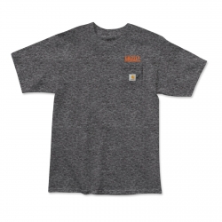Tee Shirt Grizzly X Carhartt Stamp Work Charcoal 2020 pour homme, pas cher