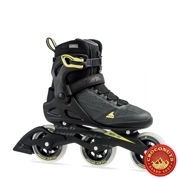 RollerBlade Macroblade 100 Anthracite Jaune 2020