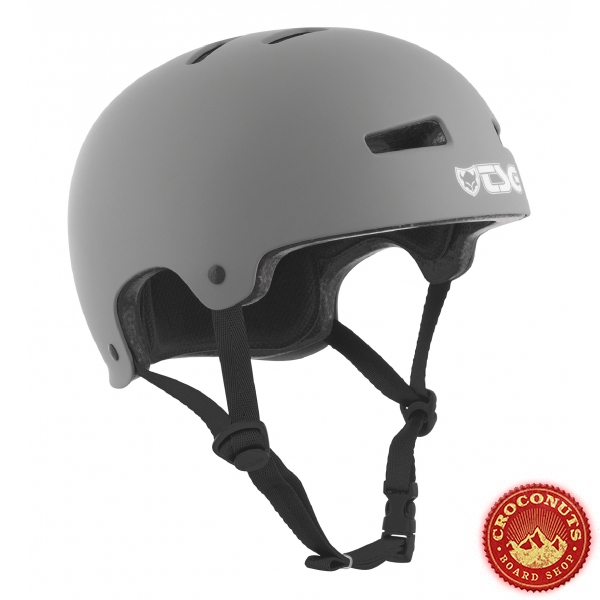 Casque TSG Evo Solid Color Satin Coal 2022