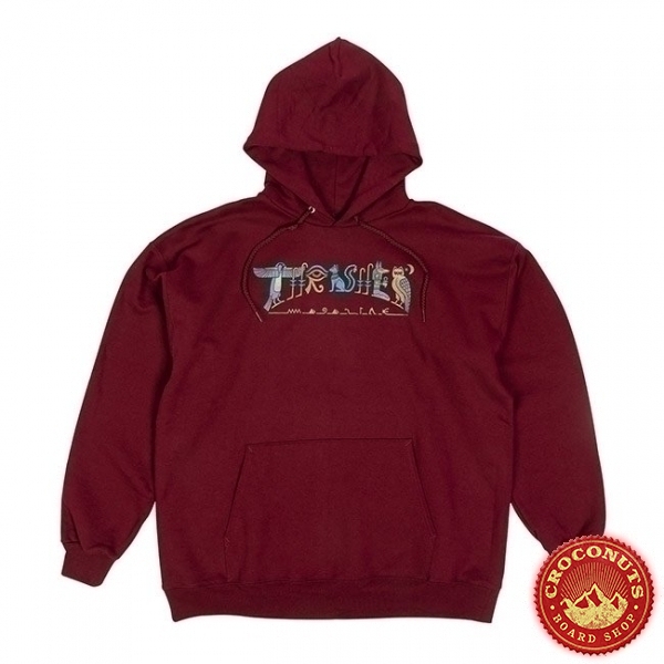 Sweat Thrasher Hieroglyphic Maroon 2020