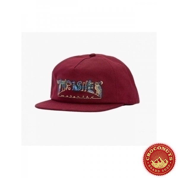 Casquette Thrasher Hieroglyphic Maroon Snapback 2020