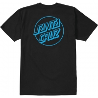 Tee Shirt Emerica X Santa Cruz Logo Drop Black 2020