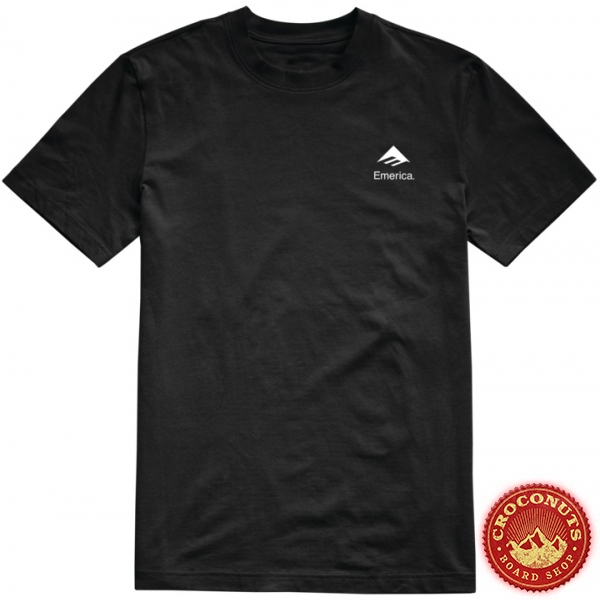 Tee Shirt Emerica X Santa Cruz Logo Drop Black 2020