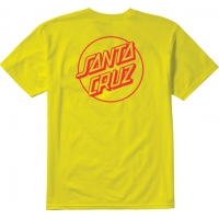 Tee Shirt Emerica X Santa Cruz Logo Drop Yellow 2020