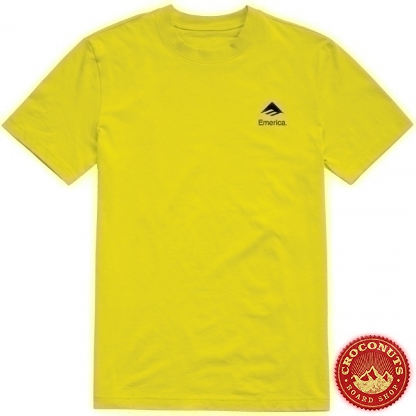 Tee Shirt Emerica X Santa Cruz Logo Drop Yellow 2020