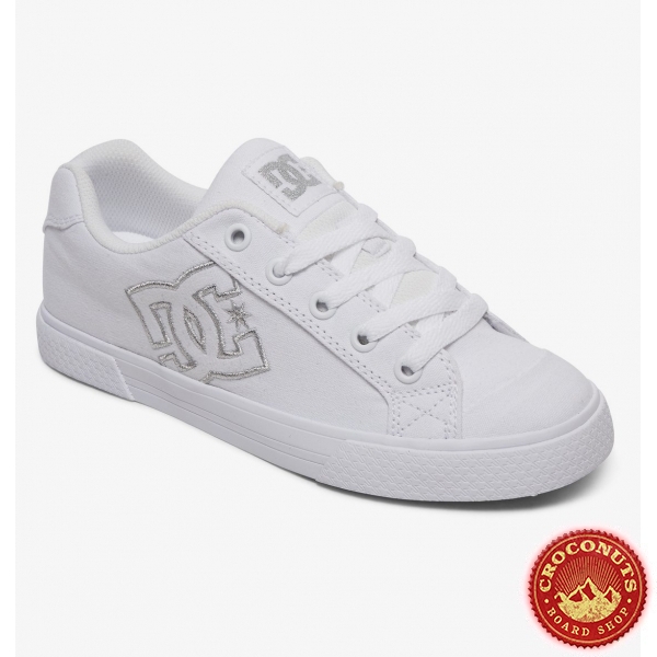 Shoes DC Shoes Chelsea TX White Silver 2020