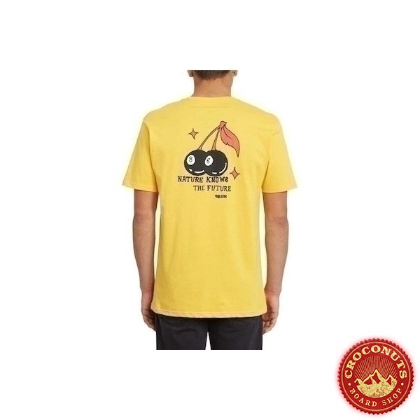 Tee Shirt Volcom Nature Knows Yellow 2020