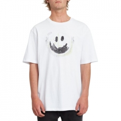 Tee Shirt Volcom Fake Smile White 2020 pour , pas cher
