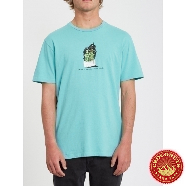 Tee Shirt Volcom Cinder Block Mysto Green 2020