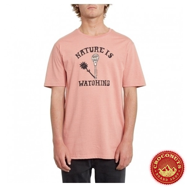 Tee Shirt Volcom Meter Heather Sand Stone 2020