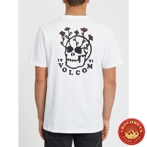Tee Shirt Volcom Bloom Of Doom White 2020