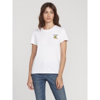 Tee Shirt Volcom Stoked On Stone White 2020