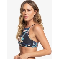 Crop Top Roxy Printed Beach Classic Anthracite Topicoco 2020