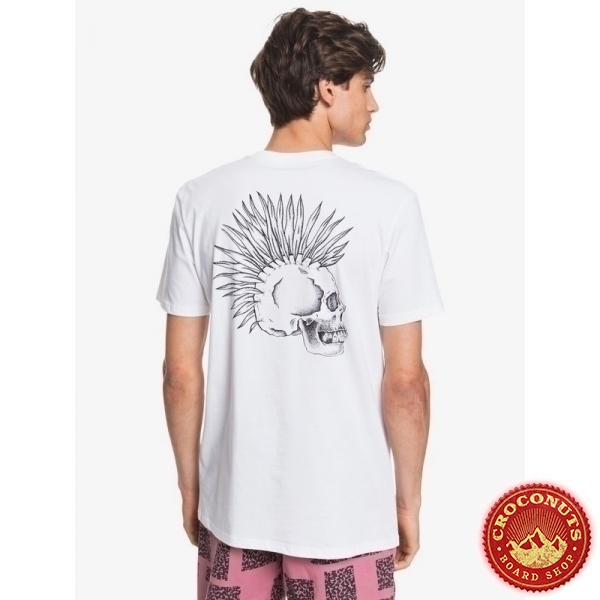 Tee Shirt Quiksilver Drum Therapy White 2020
