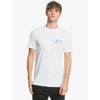 Tee Shirt Quiksilver Slow Burn White 2020