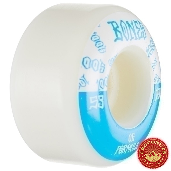 Roues Bones 100's V4 White 53MM 2020