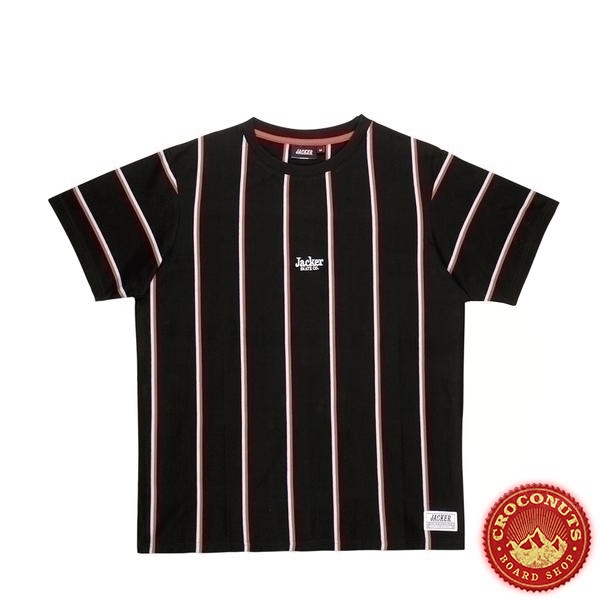 Tee Shirt Jacker Super Stripes Black 2020