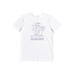 Tee Shirt Quiksilver Turning Heads White 2020 pour , pas cher
