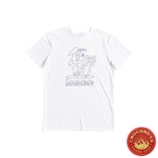 Tee Shirt Quiksilver Turning Heads White 2020