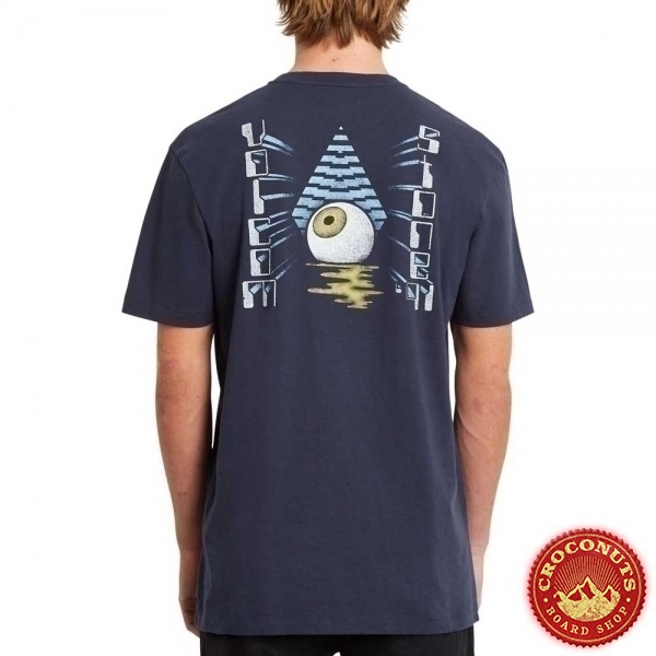 Tee Shirt Volcom Retination LTW SS Navy 2020