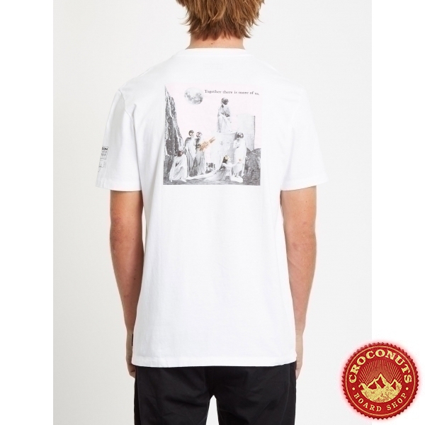 Tee Shirt Volcom Schnips Schnips FA SS White 2020