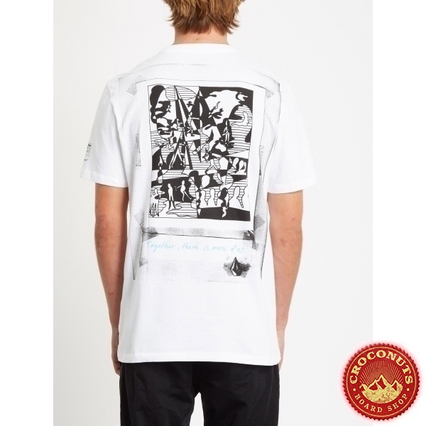 Tee Shirt Volcom Julien Dupont FA SS White 2020