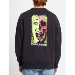 Sweat Volcom Scaromatic Crew Black 2020 pour , pas cher