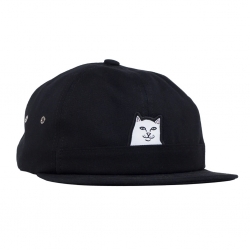 Casquette Ripndip Lord Nermal 6 panel Pocket Hat Black 2020 pour