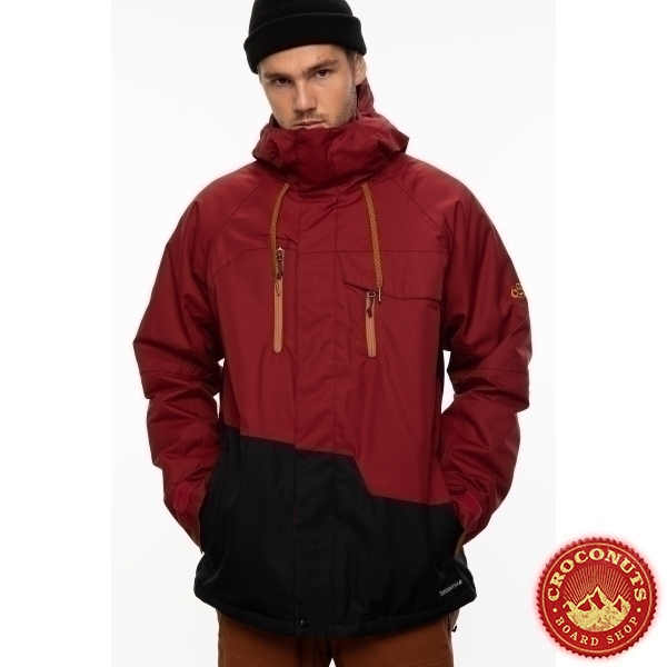 Veste 686 Geo Insulated Oxblood Colorblock 2021