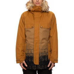 Veste 686 Dream Insulated Golden Brown Tiedye 2021 pour femme