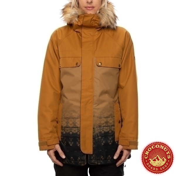 Veste 686 Dream Insulated Golden Brown Tiedye 2021