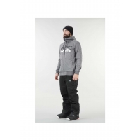 Midlayer Picture Baxter Tech Zip Grey Melange 2021