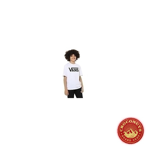 Tee Shirt Vans Classic Boys White Black 2021