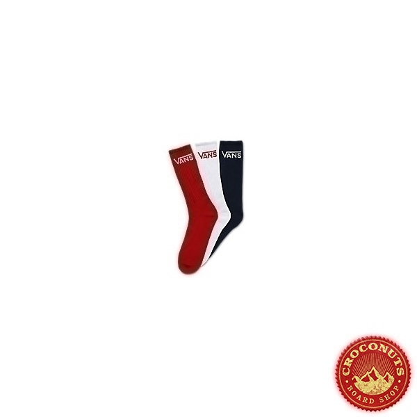 Chaussettes Vans Clasiic Crew (pack de 3) 2021